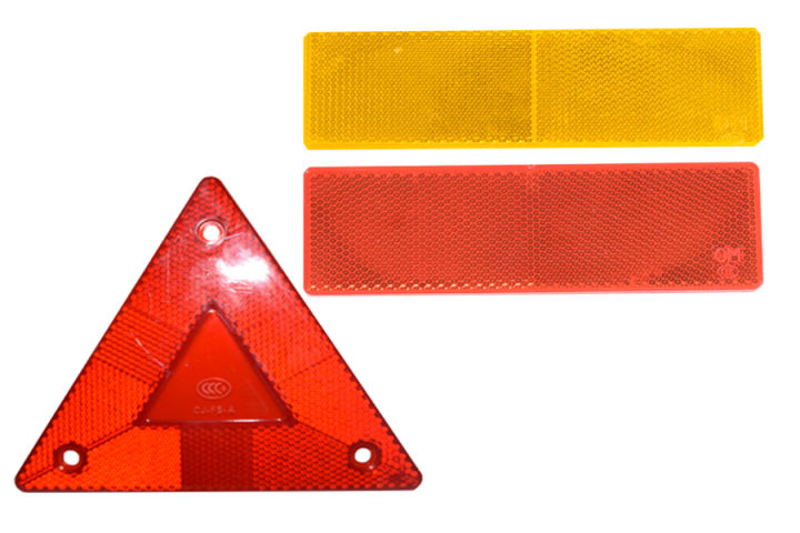 ทับทิมสะท้อนแสง-สีเหลือง-สีแดง-สำหรับติด-รถบรรทุก-10-ล้อ