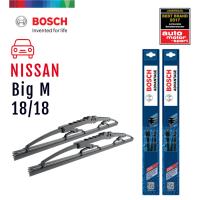 Bosch ใบปัดน้ำฝน Nissan Big M 2.5 Diesel Turbo ปี 96 - 01 รุ่น Advantage ขนาด 18 นิ้ว และ 18 นิ้ว คุณภาพสูง ปัดสะอาด นิสสัน บิ๊กเอ็ม 2.5 Diesel Turbo