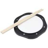 Snare Drum Practice Pad and Drumsticks Set with Drumming Pad and Wooden Sticks - Exercise Workout Kit