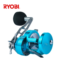 RYOBI RANMI 2021ใหม่ JIGGER BT 50ต่อสู้ Shark Slow Jigging รอกตกปลาลากสูงสุด16KG เกียร์อัตราส่วน5.1:1 8 + 1BB รอกตกปลาทะเล