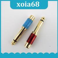 xoia68 Shop Gold Plated 6.5mm Jack Male Mono Plug to RCA Female Converter Audio Adapter Connector 6.35mm Socket 1/4" Sound Mixer