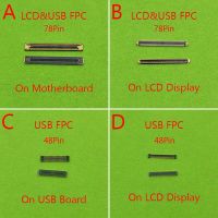 หน้าจอแสดงผล LCD 5 ชิ้นขั้วต่อ FPC สําหรับ Samsung Galaxy A12 A125 A125F M12 M127 M127F USB Charger หน้าชาร์จติดต่อ 48 78 Pin