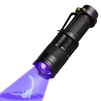 【CC】 Led UV Flashlight Torch Flashlights Ultraviolet Lamp Urine Stains Detector Outdoor Hunting