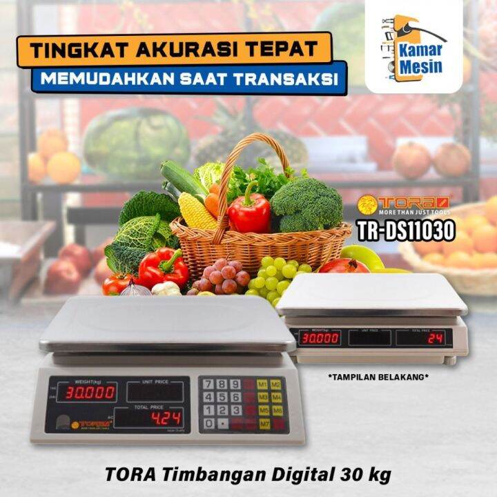 Tora Timbangan Digital Led Buah Kue Dapur Kg Kg Tr Ds Tora