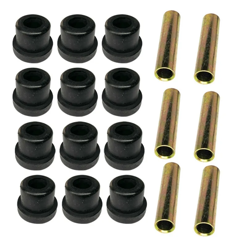 Club Car DS Golf Cart 4 Bushings and 2 Sleeves; Kit Front Leaf Spring