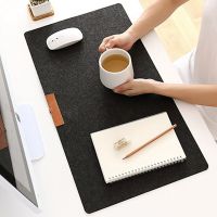 Large Office Computer Desk Mat Modern Table Keyboard Mouse Pad Wool Felt Laptop Cushion Desk Mat Gamer Mousepad Mat