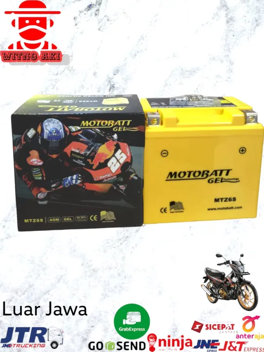 Aki Kering Motobatt Vario 150 Satri Fu Cb150r Mtz6s Motobatt Lazada Indonesia