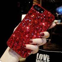 เคสโทรศัพท์มีเพชรส่องแสงวิบวับแบรนด์หรูสำหรับ Iphone 15 14 13 Pro Max 12 11 Pro Max XR MAX XR X 7 8 Plus 6 6S Rhinestone คริสตัลเงาใหม่ฝาหลัง