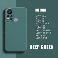 เคสสำหรับ Infinix Hot 11S Note 10 11 Pro 11S NFC Hot10 Play 10i 10T 10S 2021,มาใหม่,เคสโทรศัพท์ INFINIX Hot11s สีลูกกวาด TPU,ป้องกันกล้อง,ฝาปิดเลนส์