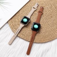 【Hot Sale】 Suitable for iwatch8 strap S8 watch applewatch765 genuine leather S7 waist S6 nail buckle female