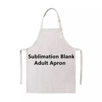 Hot Sell Sublimation Blank Kitchen Adult Cooking Cleaning Tool Apron Home Use Woman Sleeveless Linen for Custom Logo