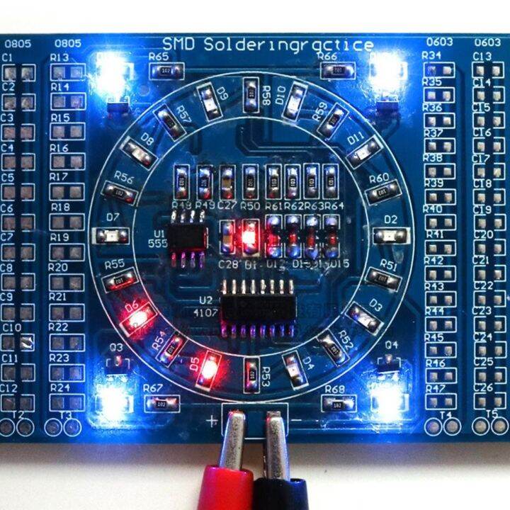 soldering-practice-smd-circuit-board-rotatable-led-welding-kit-pcb-board-module-diy-electronics-components-kit