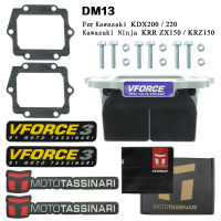 วาล์วกก DM13 VFORCE3สำหรับ KAWASAKI KDX200 KDX220 KRR ZX150 KRZ150 KMX500 KMX125 KX250