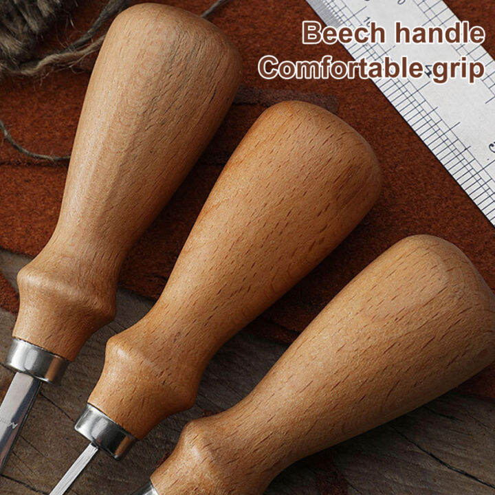 หนังตัดเครื่องมือคู่มือ-diy-หนังปากกว้างทริมเมอร์หนังฝีมือดี-trimmer