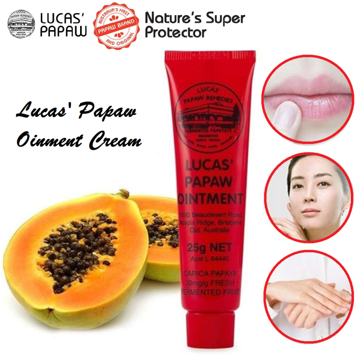 Original Lucas PAPAW Ointment [25g] Papaya Skin Repair Cream Acne