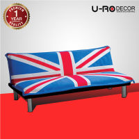 U-RO DECOR รุ่น JACK (แจ็ค) ลายธงชาติอังกฤษ โซฟาเบด 3 ที่นั่ง, SOFA BED, 180 องศา, โซฟาปรับนอน, โซฟาพับ,เตียงโซฟา,