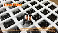 AC Line Filter ไลย์ฟิลเตอร์ ลวดทองแดงขนาด 0.7mm.(ขนาดขา 0.8mm.) ตัวถังกว้าง18xยาว25xสูง31mm ระยะขา 10x13mm. จำนวน 1 ชิ้น