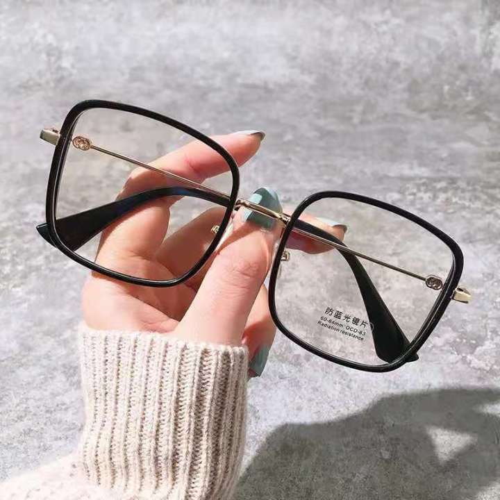 [YAN K] Fashion Square Frame Anti-blue Light Glasses Women Anti ...