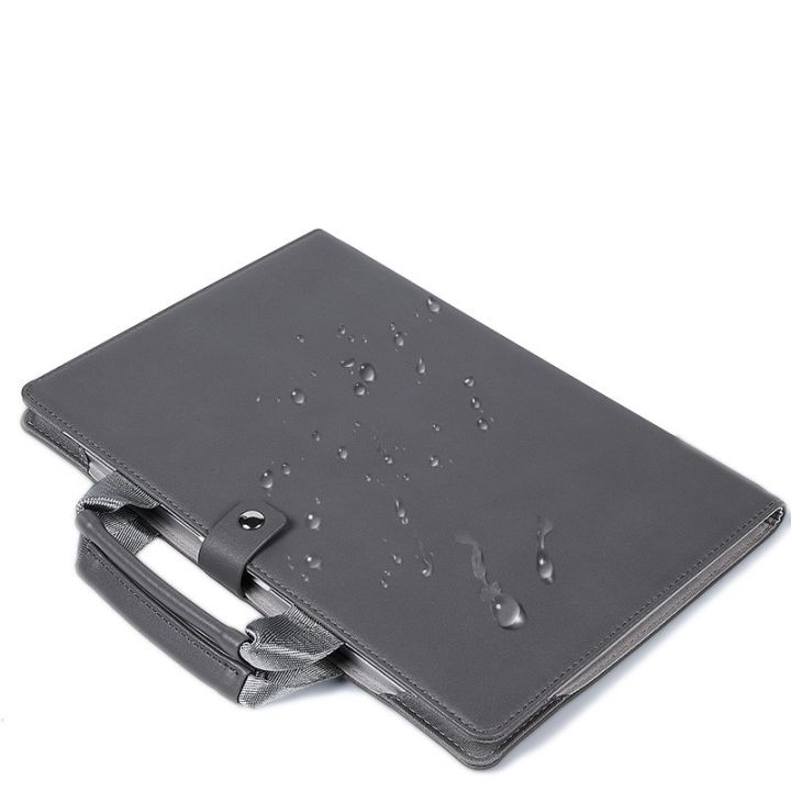 macbook-air-pro-13-3ซองหนัง-pu-ใส่แล็ปท็อป-เคสกันน้ำพร้อมสายจับกระเป๋าใส่แล็ปท็อปสำหรับ-macbook-pro-13-3