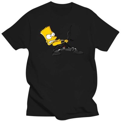 Cotton Quick Dry Tshirt Men Low Price Tees Custom Personalized Cartoon Mad Bart T Shirt