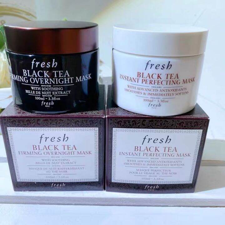 Fresh Black Tea Facial Mask Duo Set 2pcs Lazada