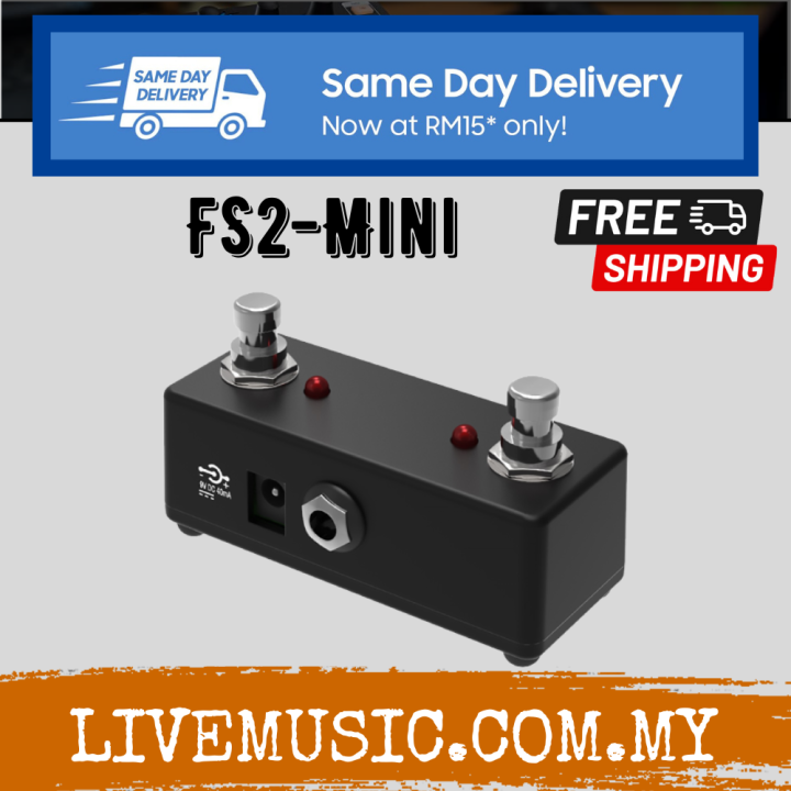 Laney FS2MINI Dual Footswitch with LEDS ( FS2 MINI / FS2MINI ) Lazada