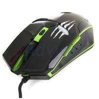 NUBWO USB Optical Mouse (NM-32 MARKE) Black/Green