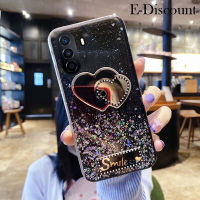 เคสโทรศัพท์ใหม่สำหรับ Huawei Nova Y71ฝาครอบกลิตเตอร์นิ่มใสลายความรักกระจกแต่งหน้าดวงดาวและดวงจันทร์สำหรับ Huawei Nova Y71 Y70 เคส