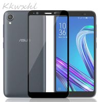 2.5D สำหรับ Asus ZenFone Max M1 ZB555KL ฝาครอบป้องกันหน้าจอ 9H กระจกนิรภัยป้องกันฟิล์ม ZB555KL X00PD 5.5"