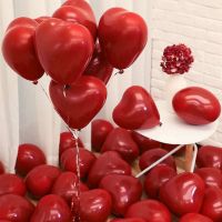 【YF】 15pcs Ruby Balloons Air Helium Day Engagement Wedding Supplies Hen Decoration