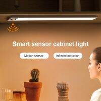 【cw】 31/69/106 LEDs Infrared Sensor Night USB Rechargeable On/Off Lamp Cabinet Wardrobe Stairs