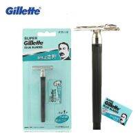 gillette มีดโกนหนวดสเตนเลส สําหรับผู้ชาย 1 แพ็ก