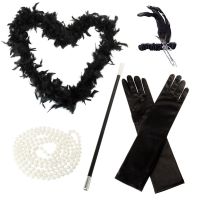 ✷❇ 5 Pcs/Set Flapper Girl Fancy Dress Accessories Hen Party Charleston Gangster Gatsby Costume Kit LL 17