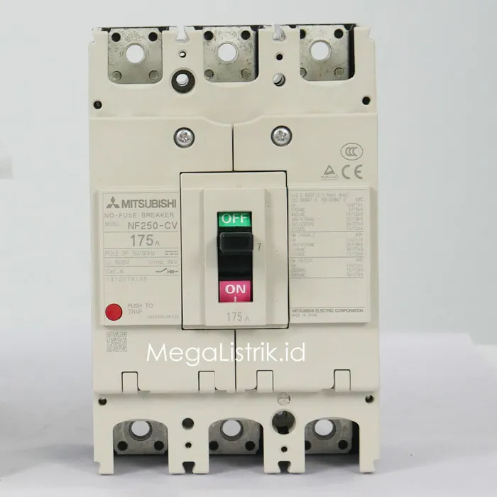 Mitsubishi Nfb Mccb No Fuse Breaker Nf Cv P A Lazada Indonesia