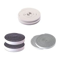 2 Rolls Foam Seal Tape 0.59 In Wide X 0.39 In Thick High Density Foam Strip Self Adhesive Rubber Door Weather Stripping P15F Adhesives Tape