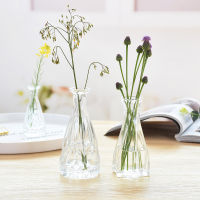 Modern Glass Vase Living Room Decoration Ornament Nordic Transparent Flower Arrangement Vase Home Decor Hydroponic Flower Bottle