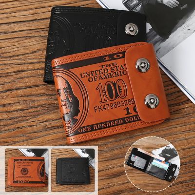 2022 Fashion Brand Leather Men Wallet Dollar Price Wallet Casual Clutch Money Purse Bag Credit Card Holder New