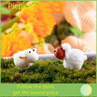 PIEPING 5pcs/lot ใหม่ มินิมอล การตกแต่งบ้าน งานเรซิ่น เครื่องประดับแกะ ตัวเลข รูปปั้นสัตว์