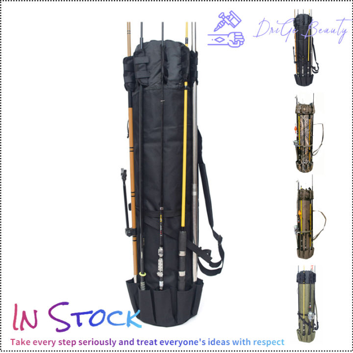 คลังสินค้าพร้อม-กระเป๋าใส่คันเบ็ดกันน้ำความจุขนาดใหญ่-multi-rod-storage-pouch-fishing-tackle-organizer-กระเป๋าถือ123x34cm