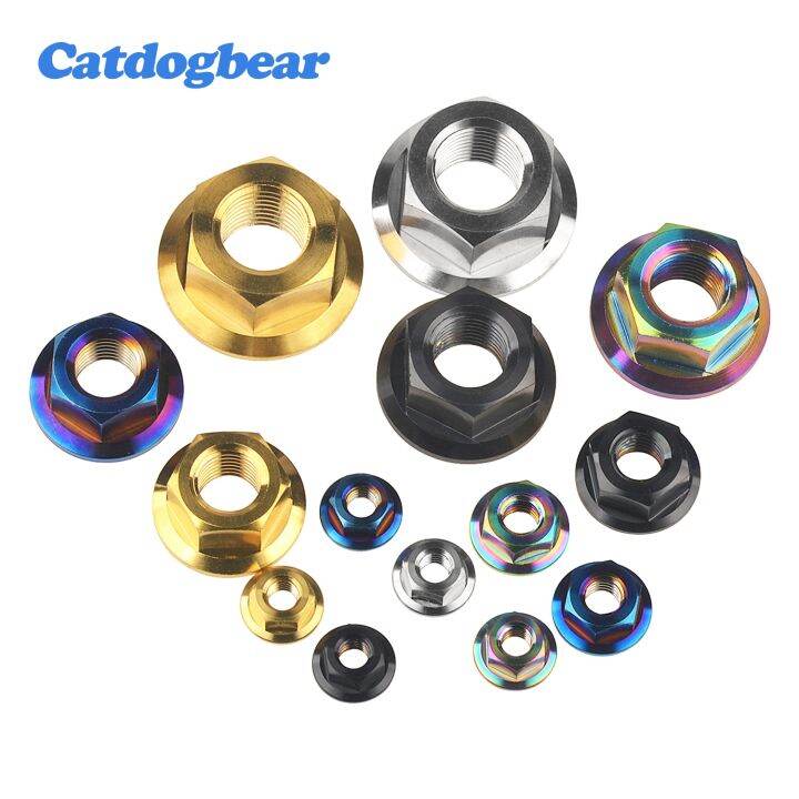 catdogbear-titanium-nut-m5-m6-m8-m10-m12-m14-m16-flange-nuts-for-bicycle-motorcycle-car