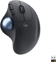 Logitech ERGO M575 Wireless Mouse Trackingball Win10 macOS Manual Layout Low Energy Technology Bluetooth