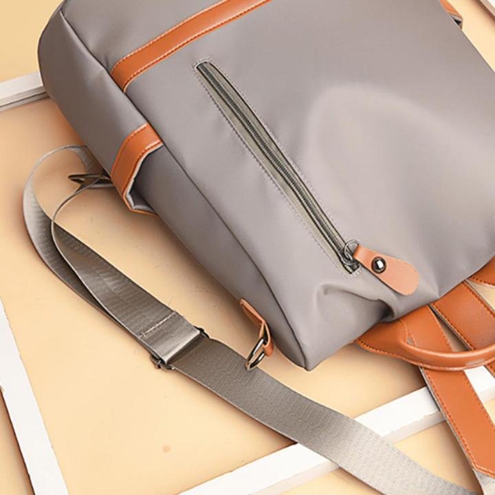 กระเป๋าสะพายหลังกันขโมยสำหรับสุภาพสตรีนักศึกษากระเป๋าแล็ปท็อปกันชุดสวมใส่น้ำหนักเบา