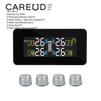 CAREUD T812-WF-S LED ภายนอกยานพาหนะ TPMS ยานพาหนะ TPMS ระบบตรวจสอบความดันลมยางพลังงานแสงอาทิตย์ชาร์จ USB