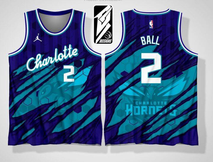 HORNETS 04 LAMELO BALL FREE CUSTOMIZE OF NAME AND NUMBER ONLY full ...