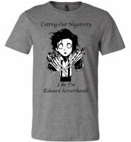 Edward Scissorhands เสื้อยืดตลก Johnny Depp เสื้อ