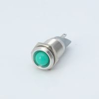 1PCS 16MM Waterproof green Metal indicator lamp Ball head signal light