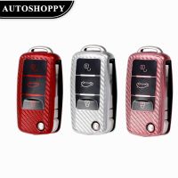 ◐◕✁ High Quality TPU Car Key Case Cover Shell Fob For Volkswagen Polo Tiguan Passat B5 B6 B7 Golf 4 5 6 MK6 Jetta Lavida For Skoda