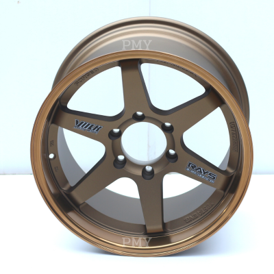 ล้อแม็กขอบ 18x10.5 6รูx139.7 ET30 งาน TE37 ยี่ห้อ Yusta รุ่น R97 ล้อแม็กขอบ18 (ราคาต่อ1วง) งานใหม่แท้ 100%  แถมจุกแต่งพรีเมี่ยม