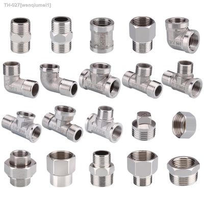 ✳ 1/2 3/4 BSP Female Male Thread Tee Type Reducing Stainless steel Elbow Butt joint adapter Adapter Coupler Plumbing fittings
