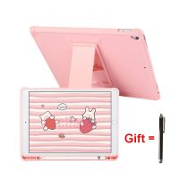 【love beautiful clothes】เคส iPad Air 4 10.9 2020 Pro 11 M1 2021,เคสขาตั้งที่ใส่ดินสอ iPad 9.7 10.2 10.9 7.9สำหรับ iPad 2017 2018 2019 Air 4